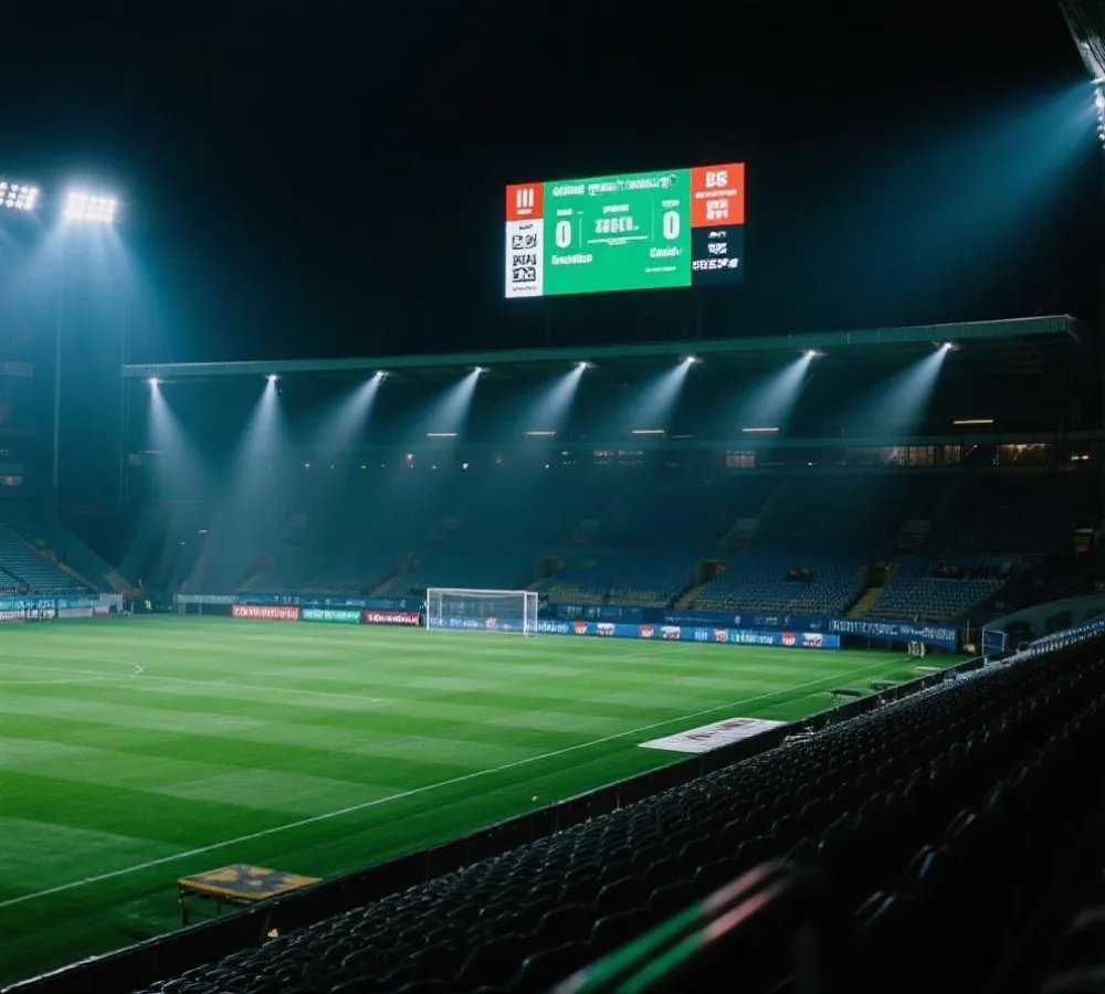 足球比赛实时比分大屏示意图